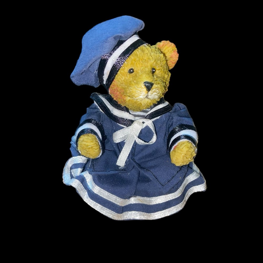 Vintage Sailor teddy bear ceramic